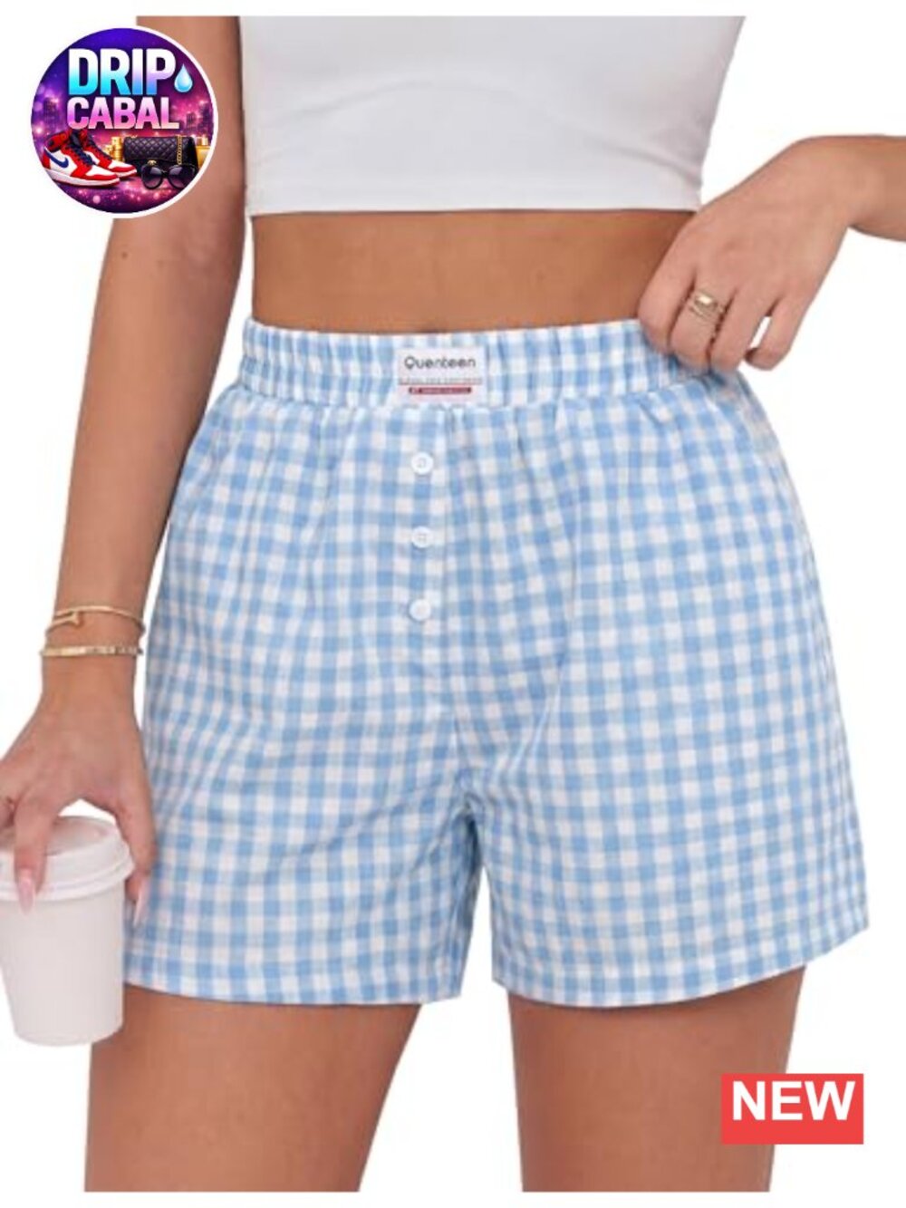 Women's Y2K Cotton Drawstring Lounge Shorts